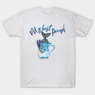 Fish is my best friend, quote T-Shirt